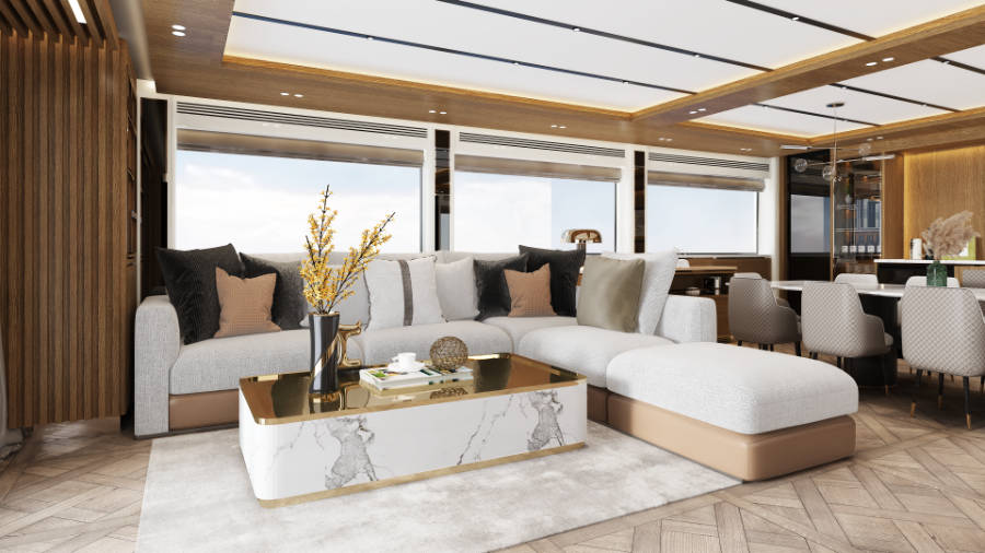 Yacht interior image